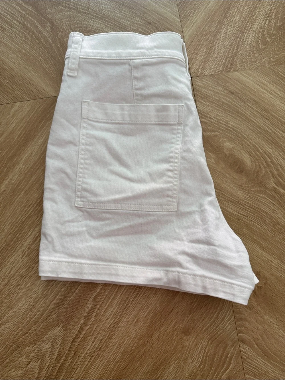 J Crew white denim shorts 28